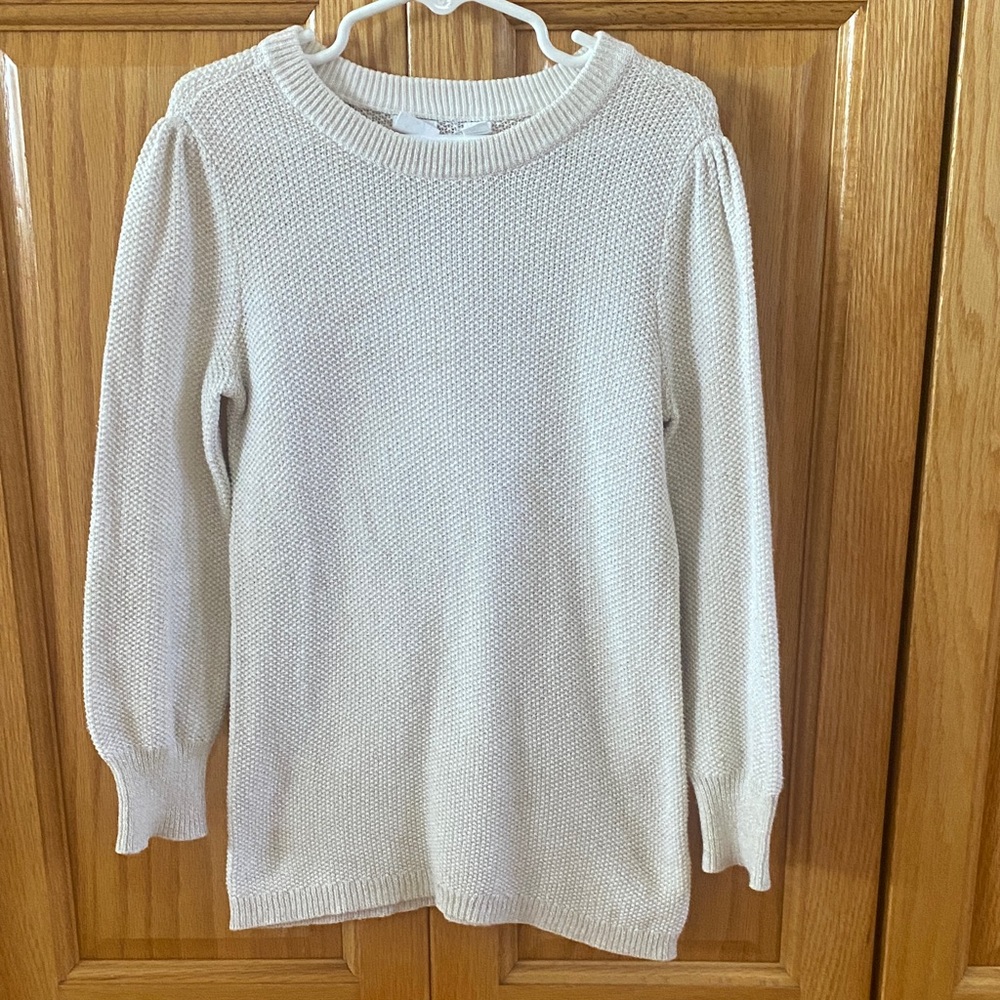 GAP Girls Cream Crew Neck Sweater